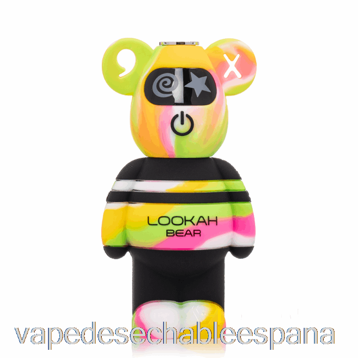 Vape Desechable España Lookah Oso 510 Batería Rosa Tie Dye